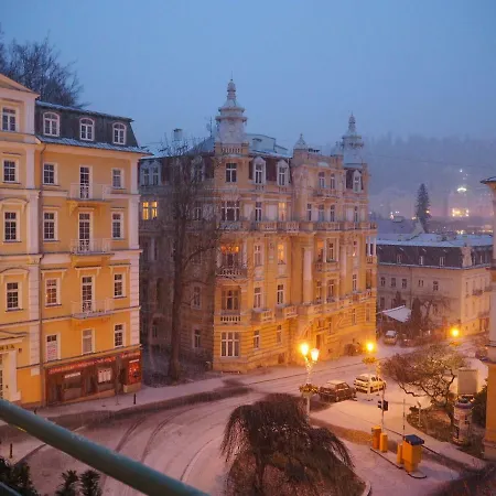 Balconies Above Colonnade Marianske Lazne