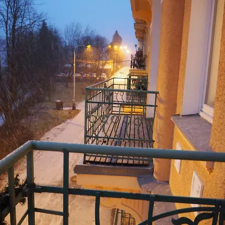Apartment Balconies Above Colonnade *